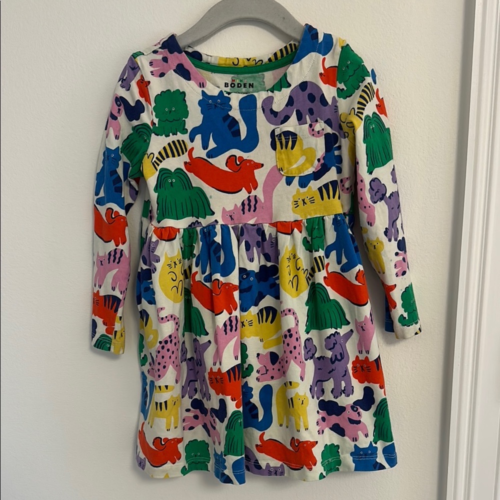 Colorful Animal Print Dress